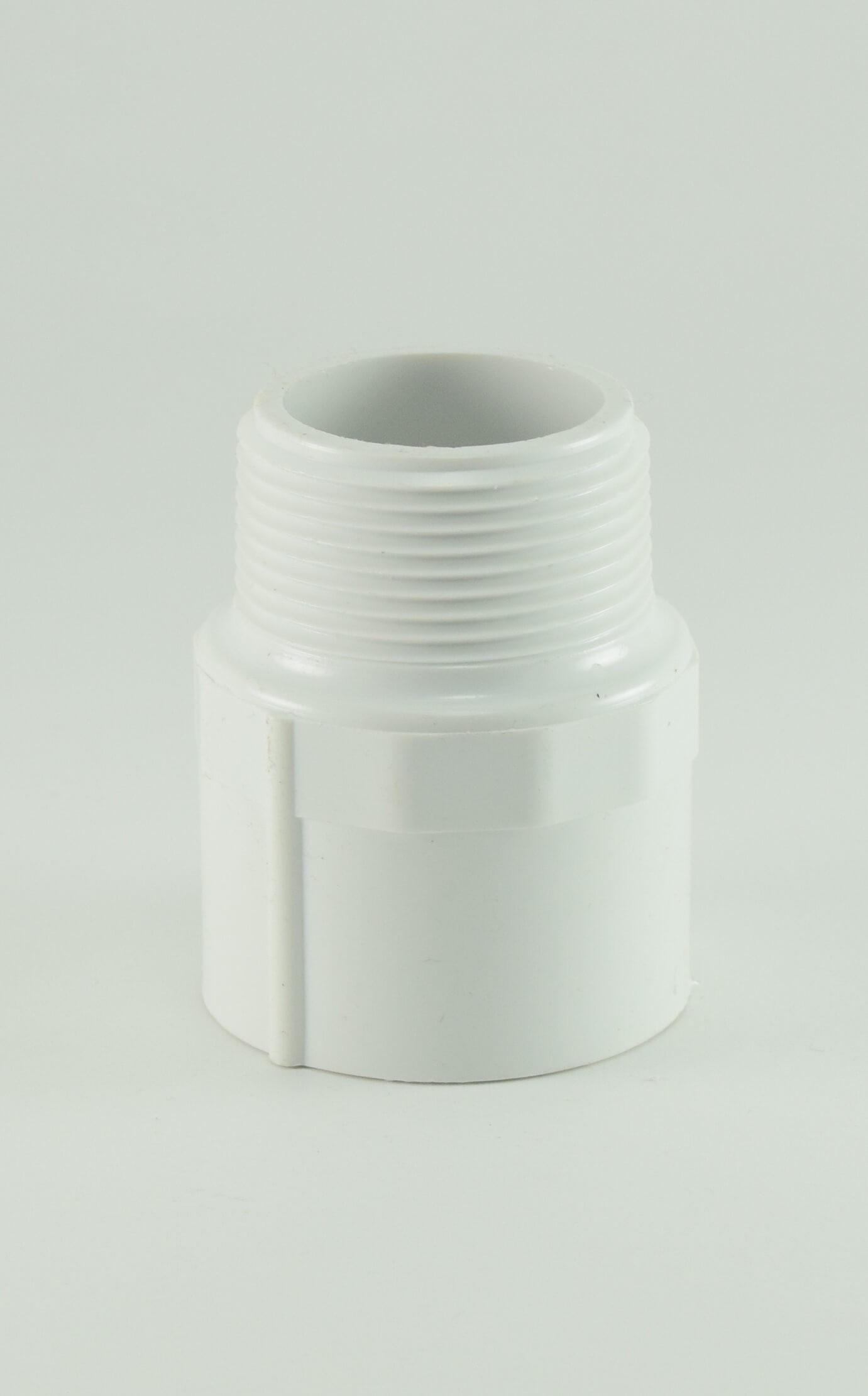 Sch 40 White PVC Male Adapter s x MPT