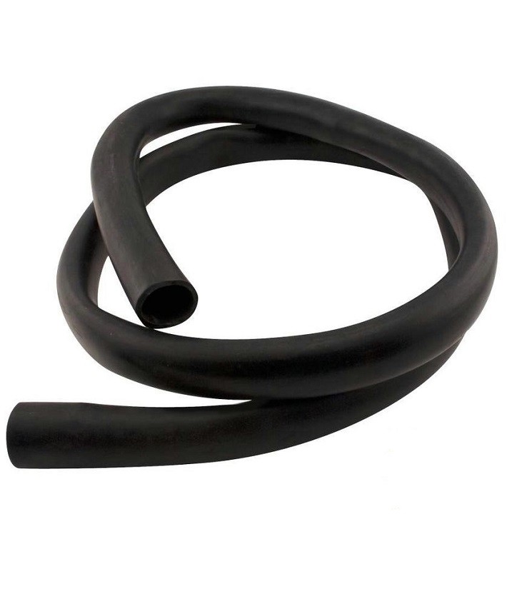 Rubber Discharge Hose, Black, 2-ply