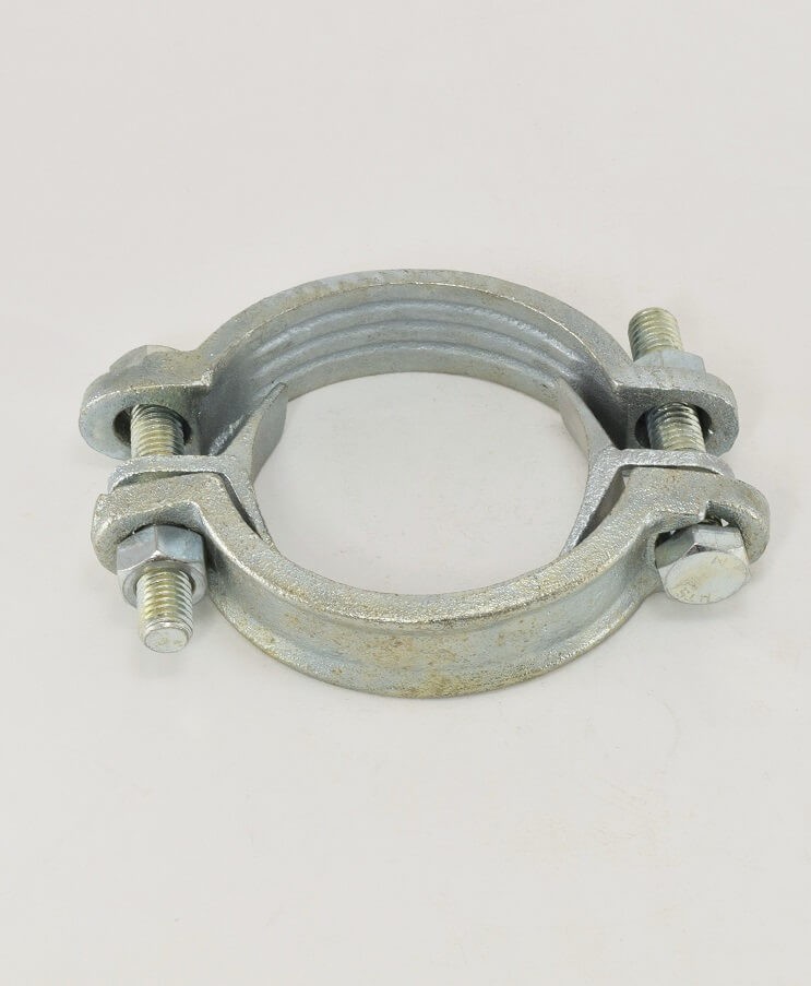 Zinc Plated, Double Bolted Clamp