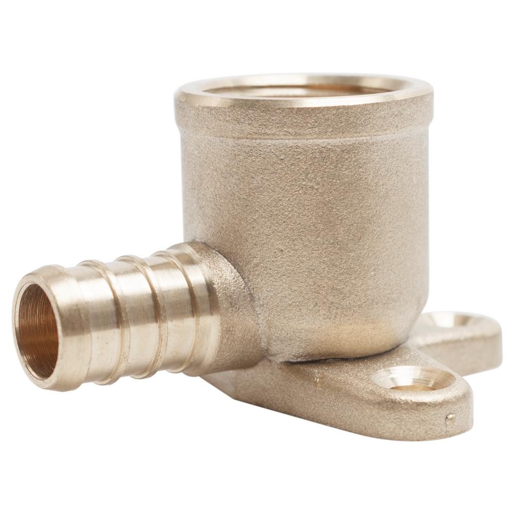 Brass Pex Drop Elbow 90