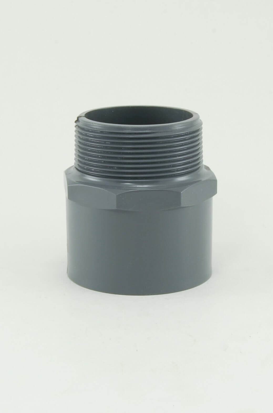 Sch 40 Grey PVC Male Adapter