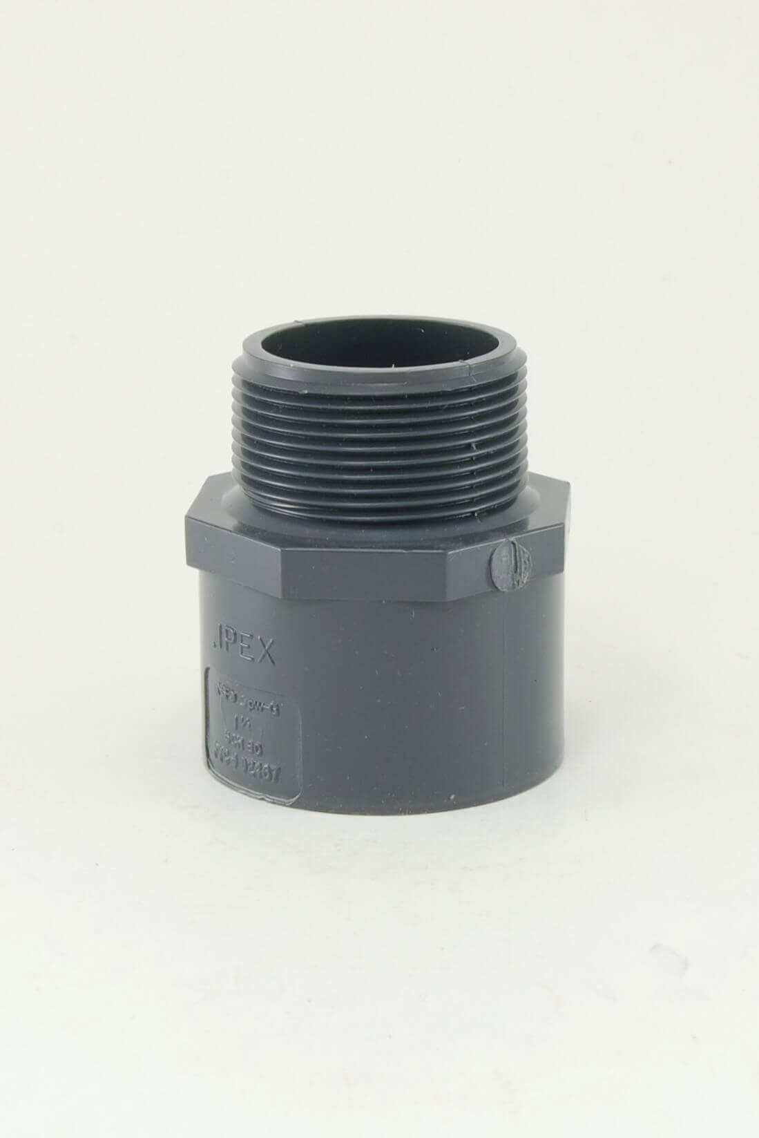 Sch 80 Grey PVC Male Adapter